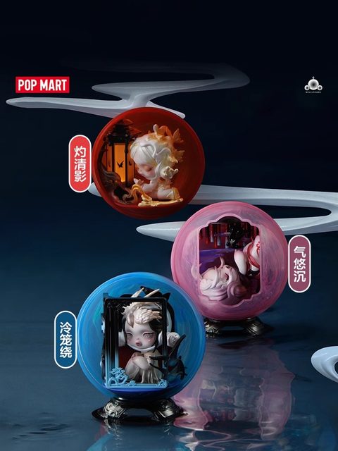 Bubble Mart Skullpanda Mandarin Viewpoint Sp Blind Box Figure Cute Doll Gift Trendy Ornament