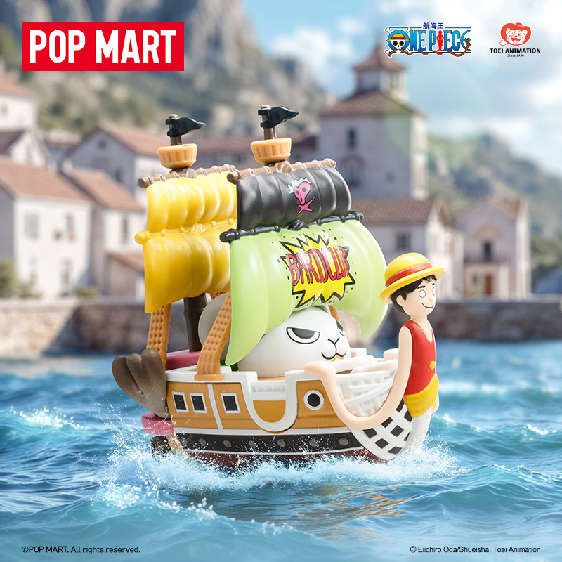 Popmart One Piece Great Voyage Series Anime Model Vehicles Trendy Fashion Toys
