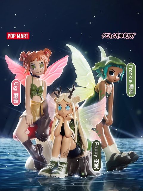 POPMART Peach Riot Peach Punk Fairy Figure Blind Box Creative Toy Gift