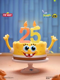 Popmart spongebob squarepants funny series figures blind box cute toys gifts desktop ornaments