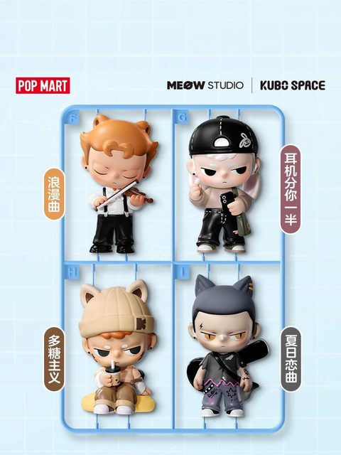 Popmart Kubo Every Moment Figure Blind Box Toy Doll Car DIY Pendant Gift