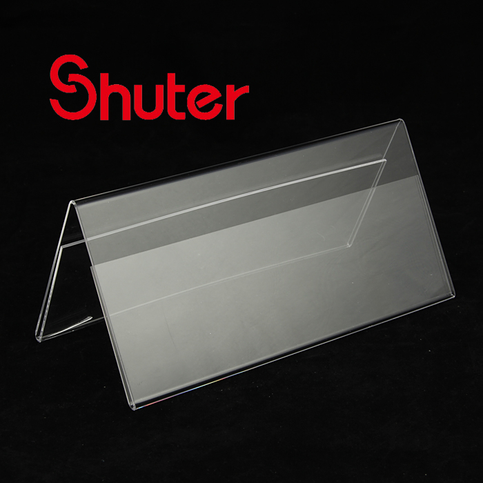 Sheed MP32 Transparent Meeting Card Transparent Triangle Taika Sheed Desktop Show Bigging Acrylic Table