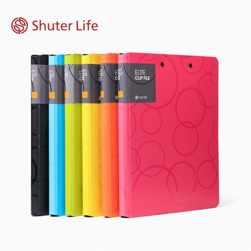 Tree Ed U1042W UT Vitality Office A4 Data Clip Folder Double Clip Paper Clip Plastic Thickening