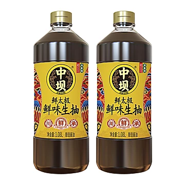 【清香园】鲜太极酱油家用1.08L*2