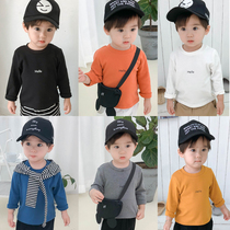 Baby long-sleeved t-shirt Boys  autumn Korean childrens clothing 2020 new base shirt baby top childrens clothes tide