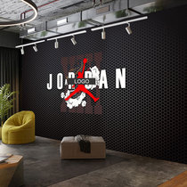 AJ Jordan background wallpaper sports trend fashion decoration decoration trend brand mens shoes shoe store basketball hall wallpaper