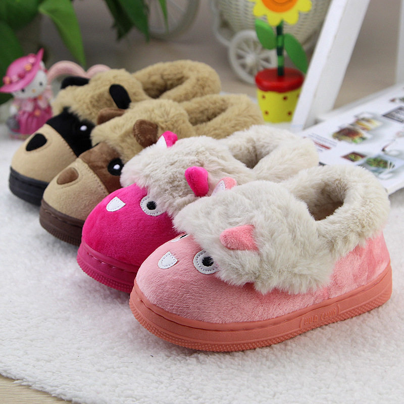 Pantoufles enfants en autre pour hiver - semelle tendon - Ref 1016901 Image 6