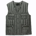Áo vest cotton cho người trung niên và người già mùa thu và mùa đông xuống cotton cotton không tay áo cotton ấm áp bên trong và bên ngoài mặc vest vest vest áo 3 lỗ tập gym Áo vest cotton