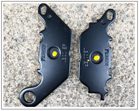 Xây dựng Yamaha Fly to YS250 Day Sword King YBR250 Phanh trước và sau phanh đĩa xe máy - Pad phanh các loại má phanh xe máy