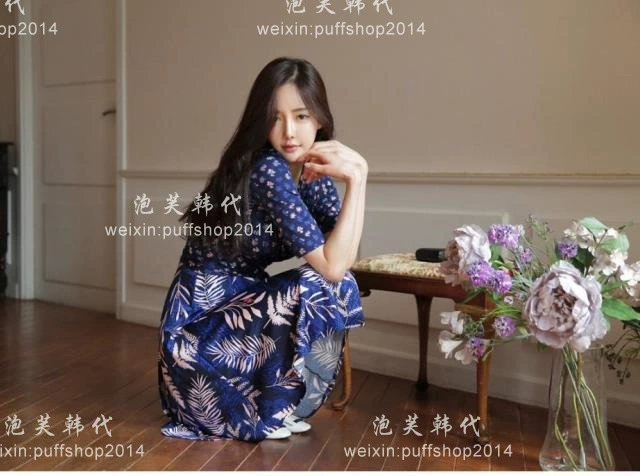 Chống mùa Matsumoto công ty 18DV * Sóng Slim Slim Mỏng Kỳ Nghỉ Bãi Biển Bọc Dress Dress Nữ váy hoa nhí