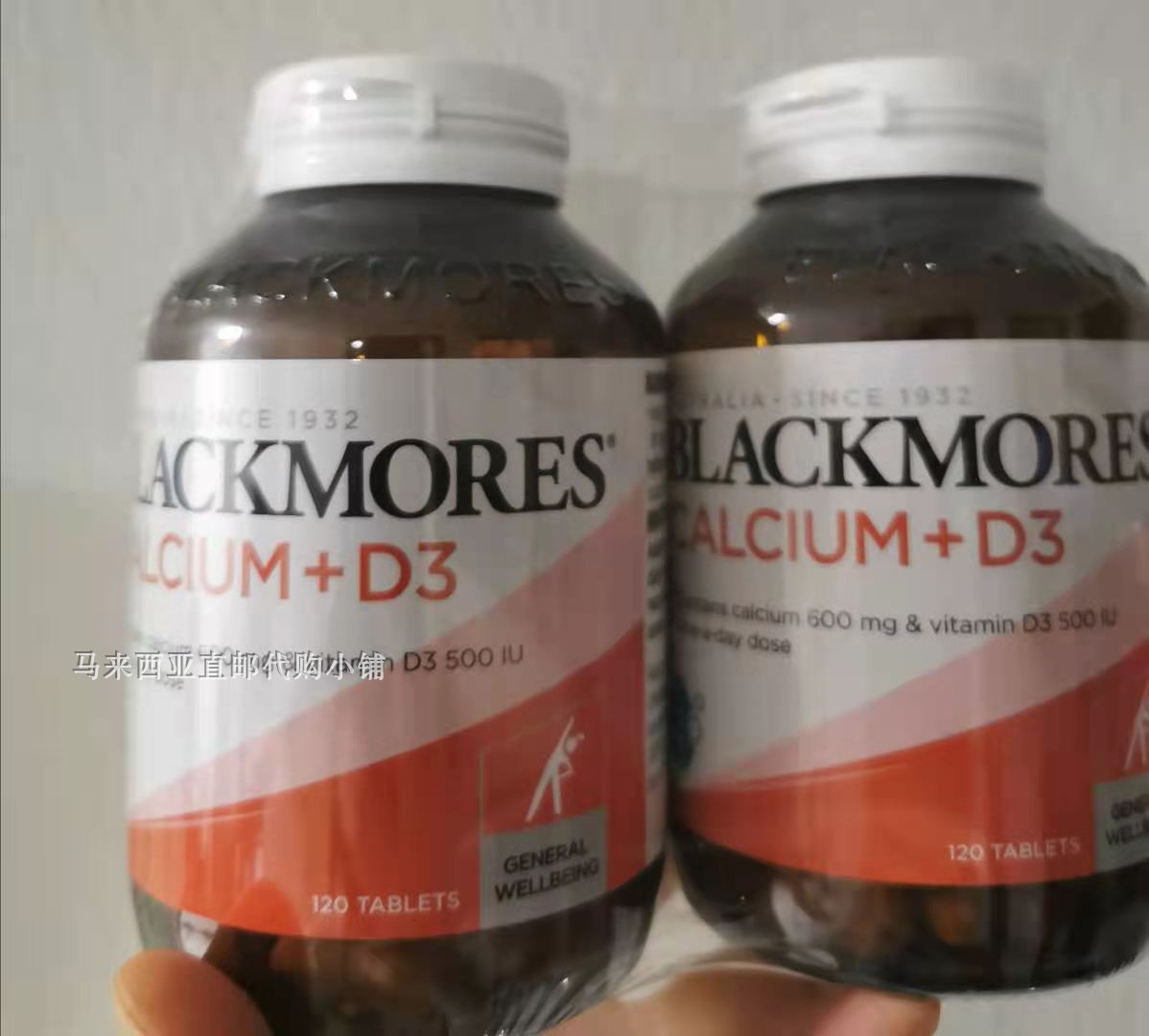 Malaysia Direct Post BLACKMORES CALCIUM D3 calcium D3 120 sheets * 2 bottles