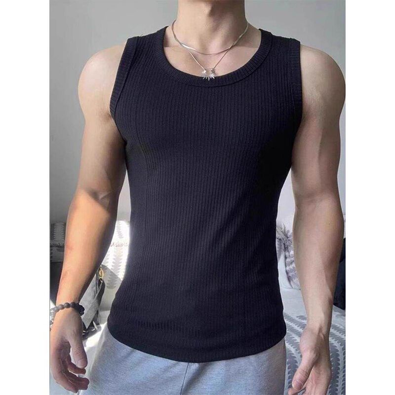 Cheap 9.9 Threaded Training Vest for Men, Trendy and Cool, Sleeveless Sports T-Shirt That Shows Muscles, Fitness Top Cheap 9.9 Threaded Training Vest for Men, Trendy and Cool, Sleeveless Sports T-Shirt That Shows Muscles, Fitness Top