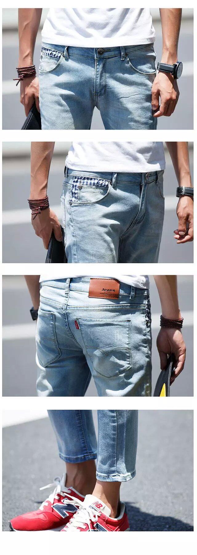 Jeans pour adolescent coupe droite pour Quatre saisons - Ref 1465312 Image 23