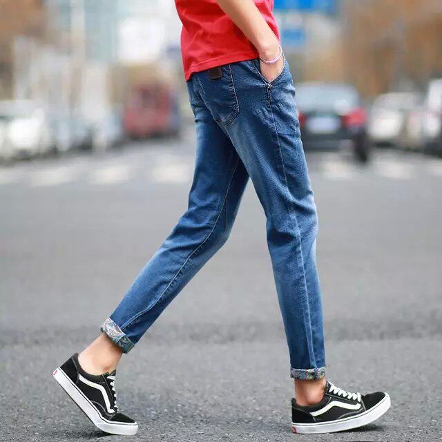 Jeans pour adolescent coupe droite pour Quatre saisons - Ref 1465312 Image 16