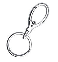 Shanghai Boyou A73 blister waist hanging key chain classic mens key chain female key ring pendant