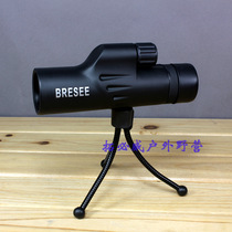 BRESEE super large eyepiece 8X30 high-definition Green film monoculars bird-watching mirror green film