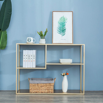 Nordic simple modern porch table wrought iron multi-storey shelf storage rack entrance hall display stand