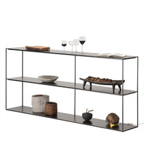 Nordic sofa shelf living room storage multi-level floor-to-ceiling creative bookshelf display cabinet against the wall porch sofa back a few