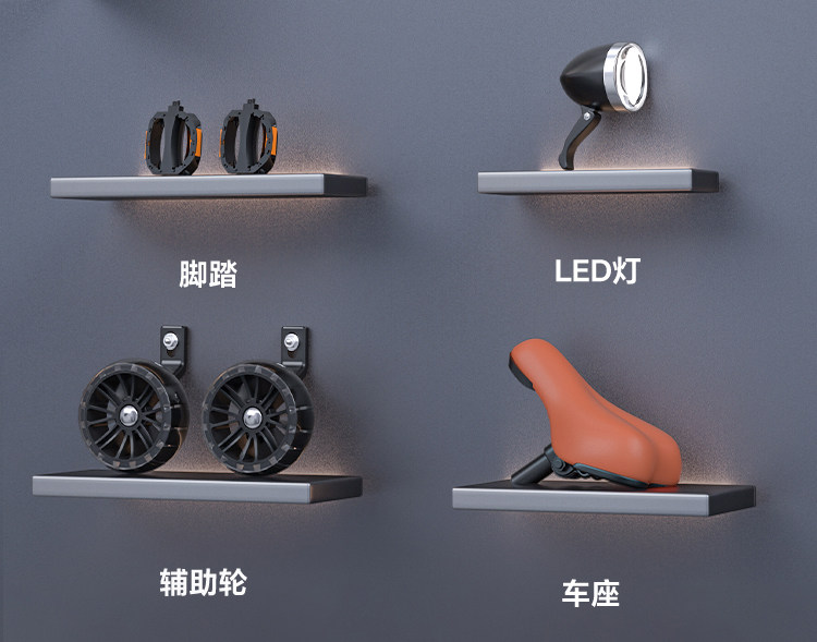 Детский велосипед 儿童自行车折叠3岁5岁6岁8男孩女孩童车小孩16寸18寸中大童脚踏车