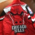 Market Shop Starter x NBA Beauty Tide Hip Hop Street Jacket Bulls Tops Bóng chày Cotton Jacket - Cao bồi đồ nam đẹp Cao bồi