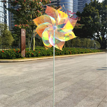 Fantasy large windmill childrens toys indoor and outdoor decoration rotating lobby garden furnishings internet celebrity live broadcast small windmill