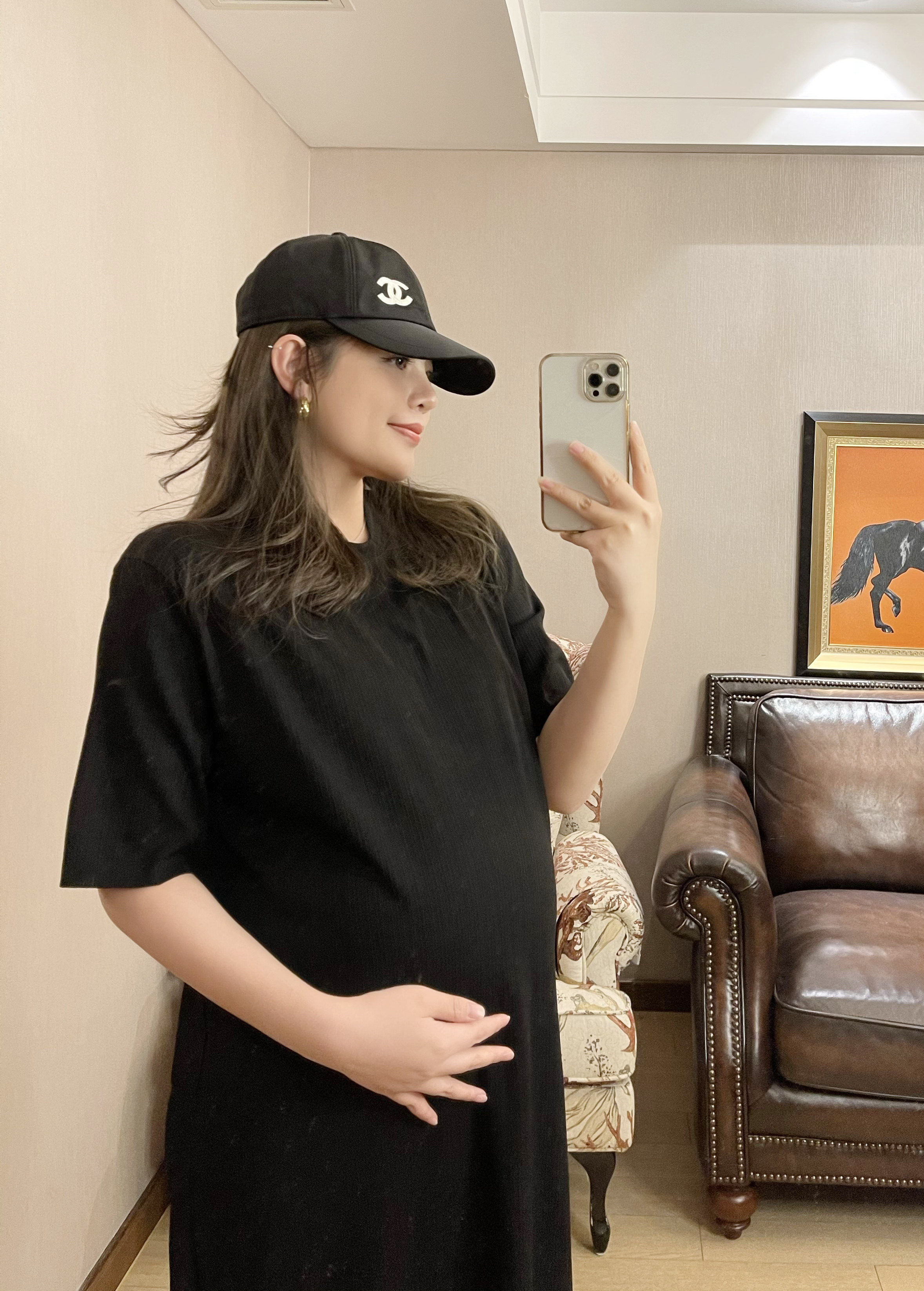 PEIPEI Pregnant Women's Clothes 2021 Summer New Short Sleeve T - shirts loose out of clothes elastic pregnancy mom