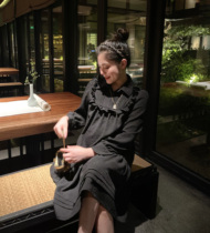 PEIPEI Pregnancy Women Dress Fall New National Wind Autumn Style Dress Code Dresses Dress Sentresses Loose Fashion Suit Big Code Long Sleeves