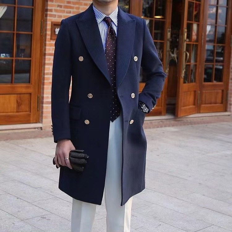 A winter essential for 25! neapolitan vintage double-breasted coat