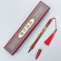 Baby fetal hair pen diy self-made full moon hundred days custom newborn fetal hair souvenir red sandalwood number one pen