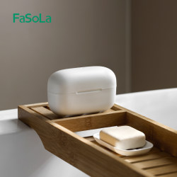 Fasola Travel Soap Box, Portable Sealed Soap Box with Lid for Business Trips, Drainage Soap Box, Travel Soap Storage Box