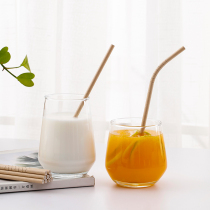  fasola disposable paper straw Coffee milk tea shop Cold drink shop special elbow straight head Environmentally friendly and degradable