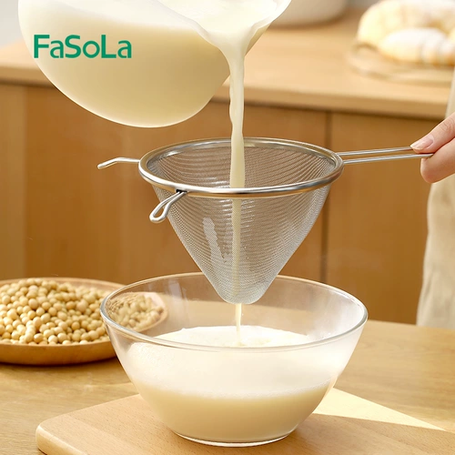 FaSoLa ложка для фильтра соевого молока 304, нержавеющая сталь, бытовая кухня, мелкая сетка, рыболовная ложка, горячий горшок, остатки масла, ложка для отделения масла, протекающая сетка