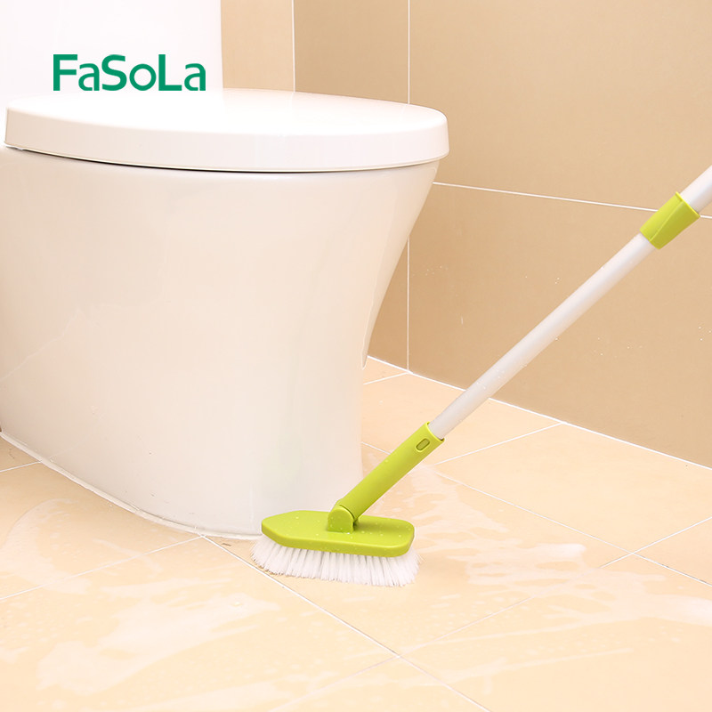 Bath room Long to wash the handle wash the floor bathtub Porcelain Brick Wall Slit tile Telescopic Disassembly Decontamination Brush