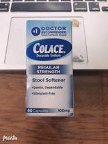 Spot second hair Colace Regular Strength Stool Softener 100 mg 60 PCs