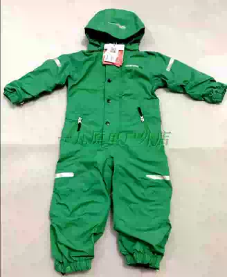2017 new export European big brand outdoor children's jumpsuit one-piece mezzanine waterproof and breathable