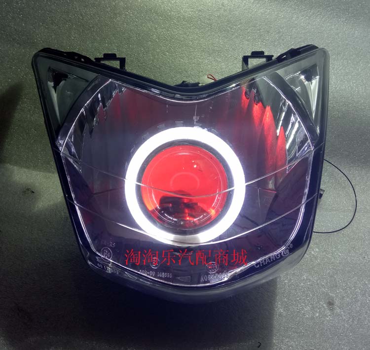 Honda Warhawk CBF150 lắp ráp đèn pha đại bàng chiến tranh nhỏ Xenon đèn đôi ống kính đôi thiên thần - Đèn HID xe máy đèn pha xe dream