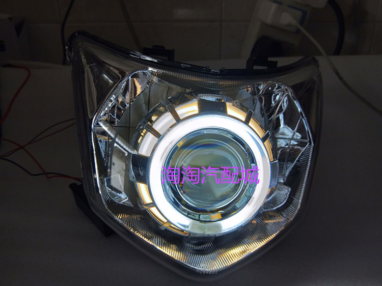 Wuyang Honda WH150-3A 悍 氙 xe máy Xenon đèn pha lắp ráp đèn pha mắt thiên thần - Đèn HID xe máy đèn xe máy siêu sáng