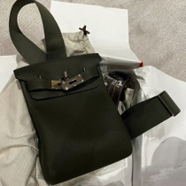 LA CALIFFA handmade custom French haas togo leather HAC a dos pm chest bag shoulder bag