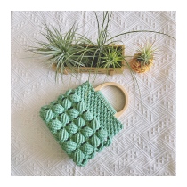 Hai Ci hand-made hand-woven bag shell bag material bag Finished product customization Fun handmade literary retro cored wire