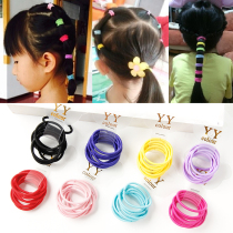 South Korean childrens hair adorned baby colored trumpet not hurt with leather gluten girl beating underhead rope untangled hair ring hair rope