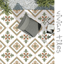 Hot Nordic tiles Simple modern living room balcony entrance Bathroom tiles Wall tiles Non-slip floor tiles 300