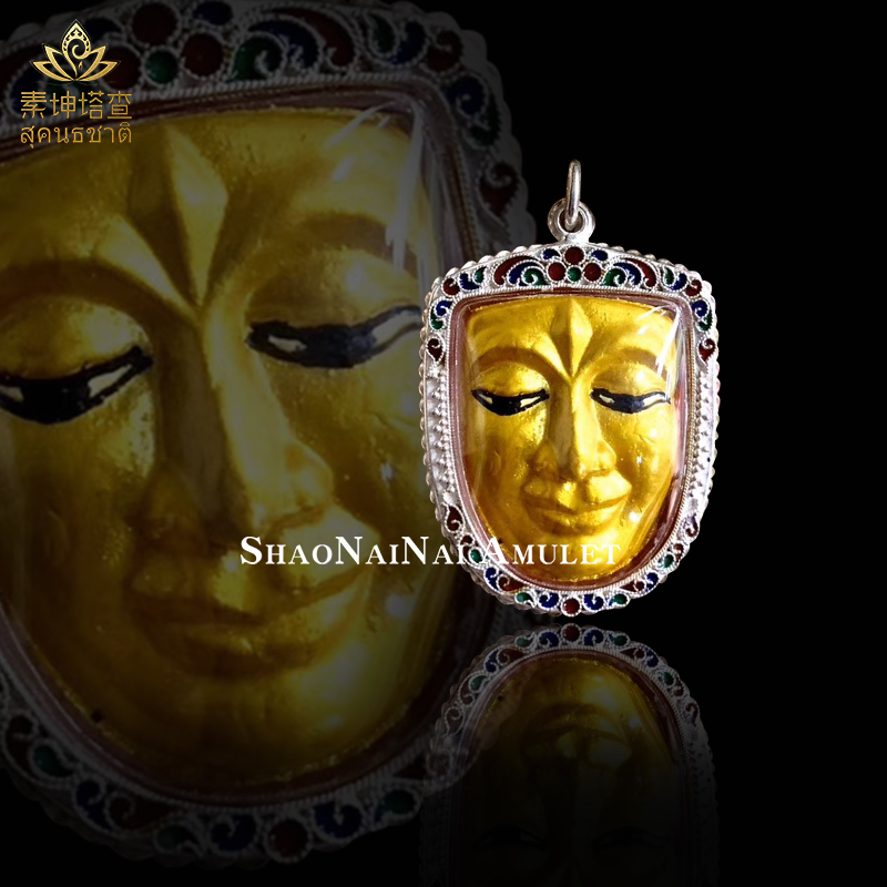 Grandma Thai buddhist Thai buddhongma makinofacial Buddha's hand necklace pendant male and female