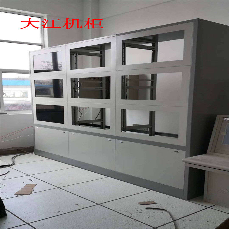 Custom splicing screen bracket bare screen special floor cabinet wall-mounted rack 46-65 inch monitor TV wall cabinet