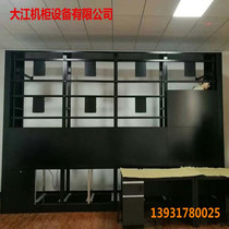 Splice screen monitoring TV wall cabinet combined monitoring wall monitor cabinet display large-screen cabinet thickened plate