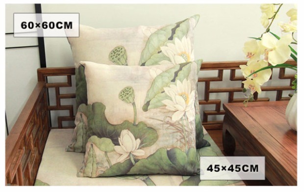 Trung Quốc gỗ rắn arhat đệm đệm gỗ gụ ba chỗ sofa đệm đệm sen đệm đệm đặt thảm xốp tùy chỉnh nệm lót ghế