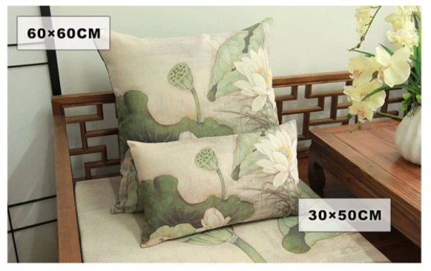 Trung Quốc gỗ rắn arhat đệm đệm gỗ gụ ba chỗ sofa đệm đệm sen đệm đệm đặt thảm xốp tùy chỉnh