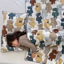 The little beasts are more to be used better ~ -- high-end 60 long suede cotton children cute cartoon full cotton air conditioning