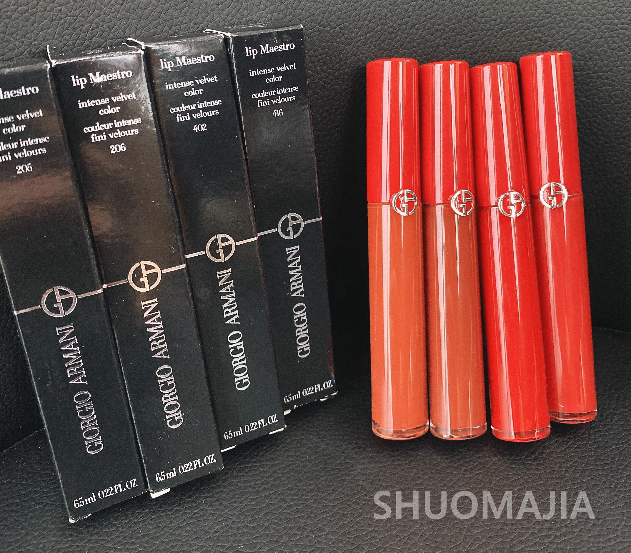 Son môi Armani Armani Velvet Lip Glaze Red Tube 415 206 405 Tomato Red 402 200 400 son 3ce cloud lip tint