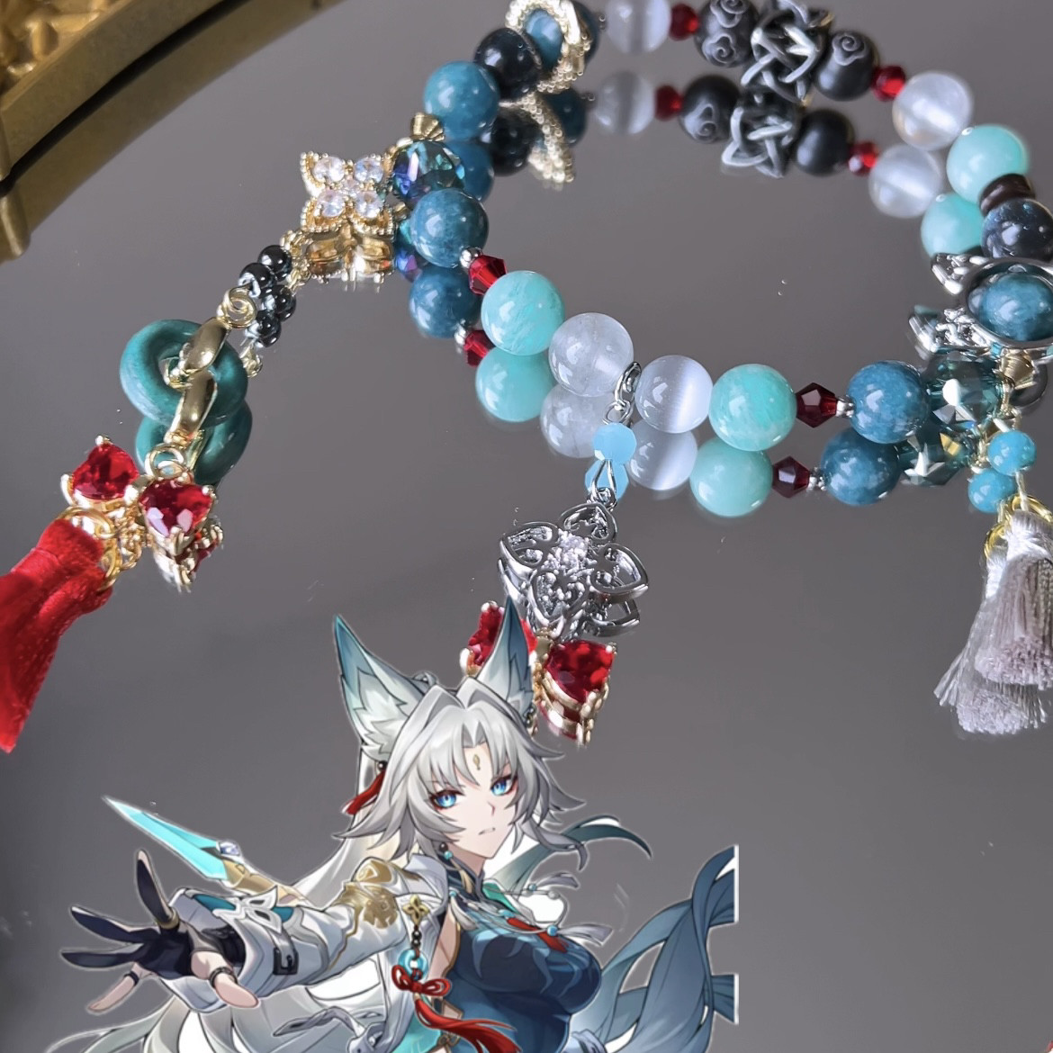 Honkai: Star Rail Impression Bracelet Feixiao Natural Stone Hand