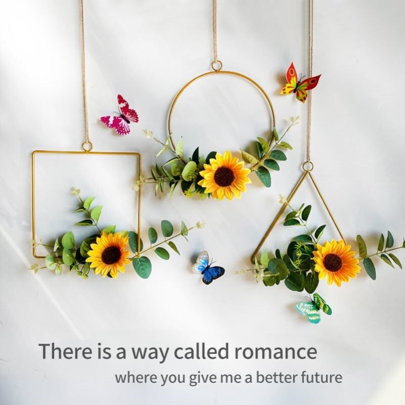 Wall decoration ins wind wall dining room bedroom room decoration living room layout creative small pendant